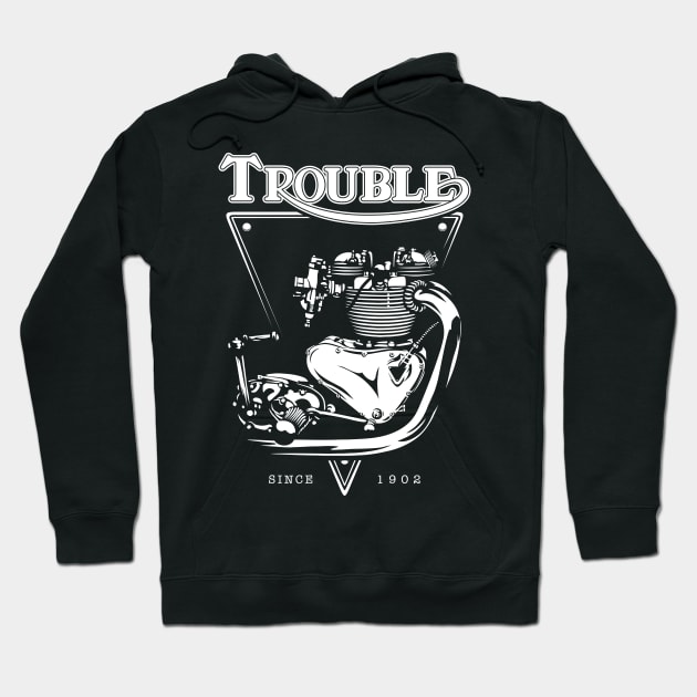 Trouble Engine Hoodie by benjistewarts